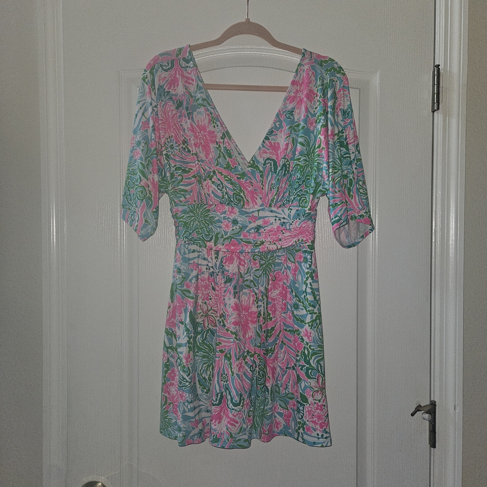 Lilly Pulitzer Parigi Skort Romper Size Small Like New